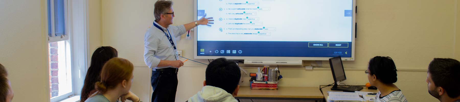 Man teaching a class at LSE