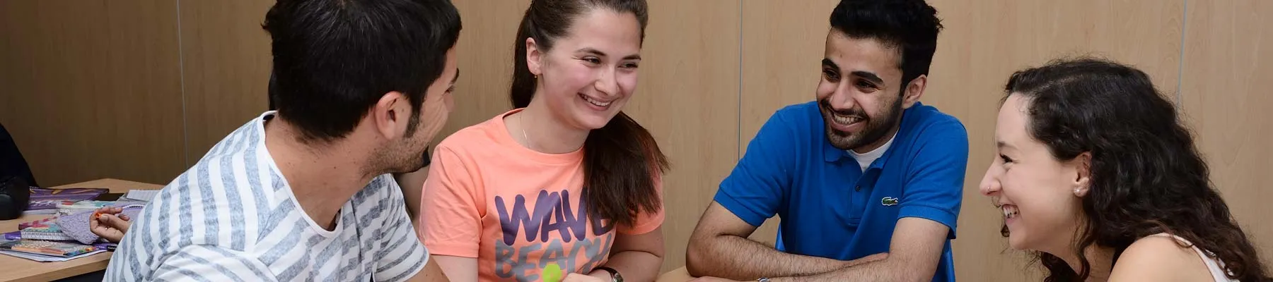 LSE students laughing